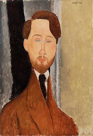 利奥波德·兹博罗西`Leopold Zborowksi by Amedeo Modigliani