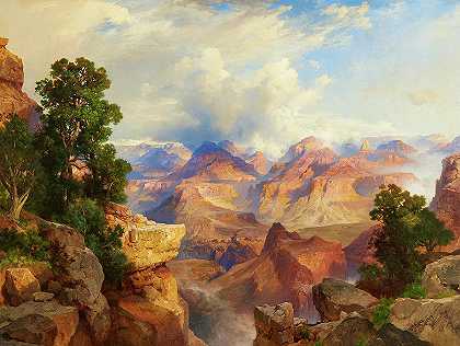 科罗拉多大峡谷`Grand Canyon by Thomas Moran
