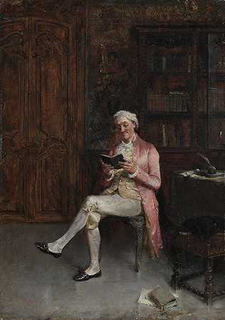 哲学家`A Philosopher (1882) by Walter Gay