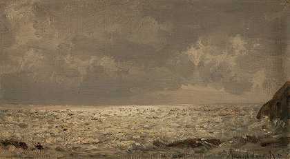 司机云彩`Drivende skyer (1897) by Amaldus Nielsen