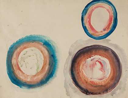生病的眼睛。视错觉`Det syke øyet. Optiske illusjoner (1930) by Edvard Munch