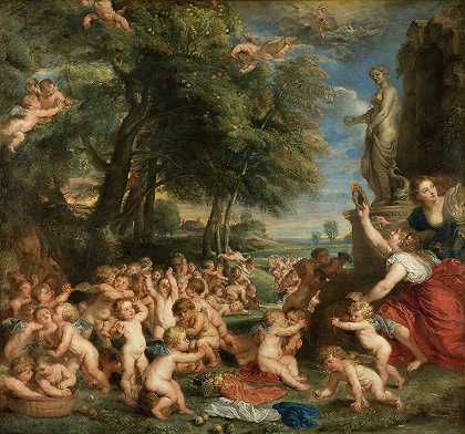 维纳斯崇拜`Worship of Venus by Peter Paul Rubens