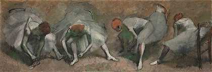 舞者的饰带`Frieze of Dancers by Edgar Degas