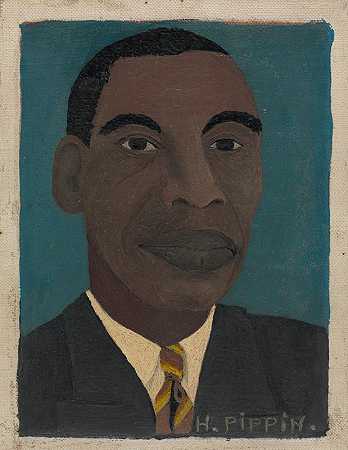 Self-Portrait II`Self~Portrait II (1944) by Horace Pippin