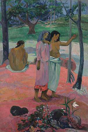 电话`The Call by Paul Gauguin