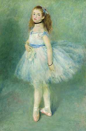 舞者`Dancer by Pierre-Auguste Renoir