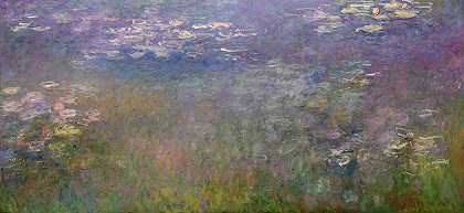 睡莲，1926年`Water Lilies, 1926 by Claude Monet