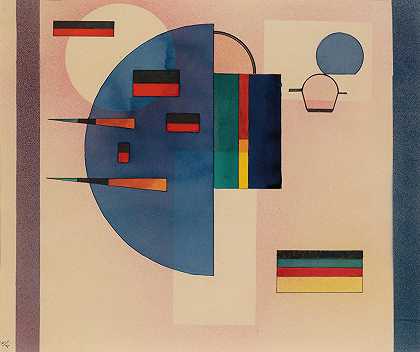 平静（平静）`Beruhigt (Calmed) (1931) by Wassily Kandinsky