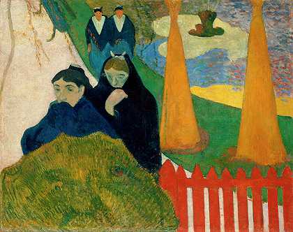 米斯特拉尔`Mistral by Paul Gauguin