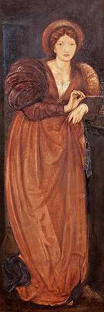 法蒂玛`Fatima by Sir Edward Coley Burne-Jones