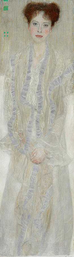 格特鲁德·勒夫`Gertrud Loew by Gustav Klimt