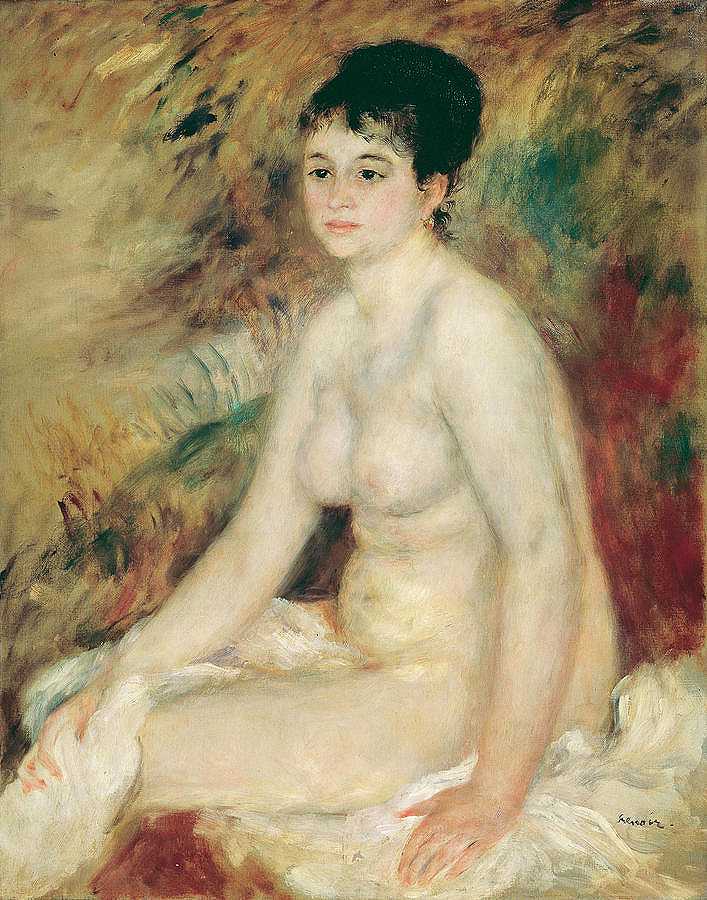 洗澡后`After the Bath by Pierre-Auguste Renoir