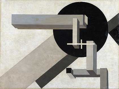整数1D`Proun 1D (1919) by El Lissitzky