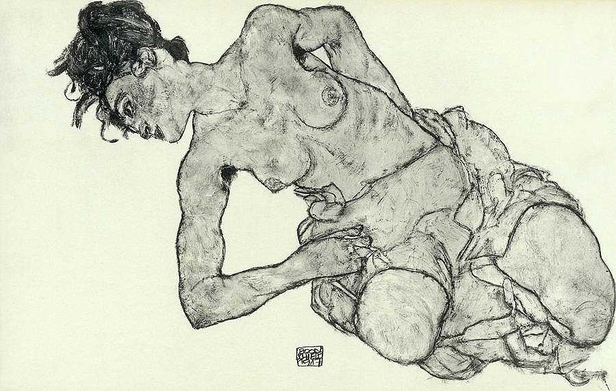 图纸十二`Drawings XII by Egon Schiele