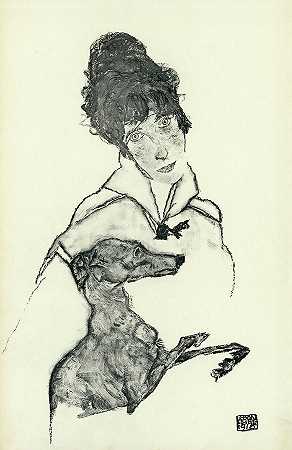 图纸三`Drawings III by Egon Schiele