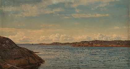 欢迎鲸鱼们。`Godvær, Hvaler (1898) by Amaldus Nielsen