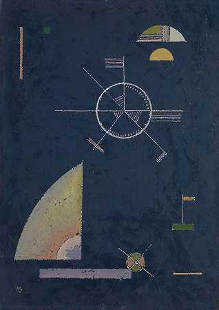 暗灰色`Dull gray (1930) by Wassily Kandinsky