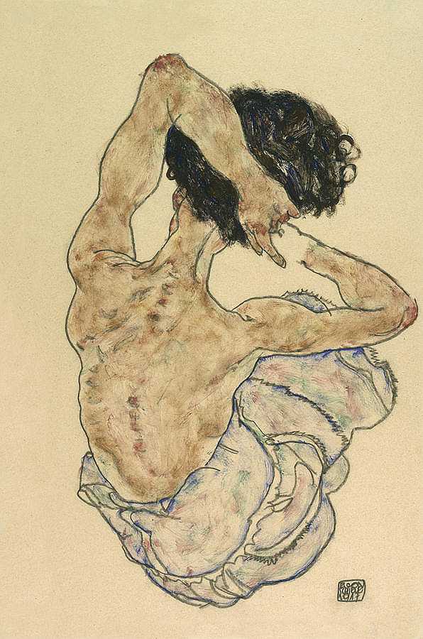 女的`Female by Egon Schiele