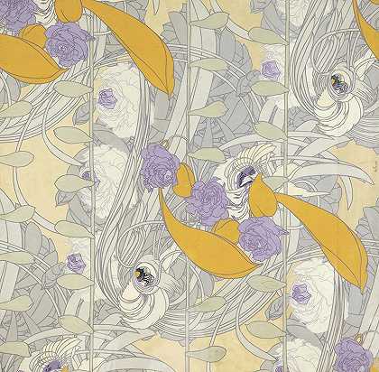 花卉设计`Dessin De Fleurs by Georges de Feure