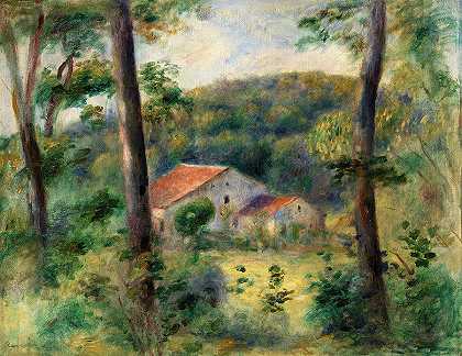 布里郊区`Environs of Briey by Pierre-Auguste Renoir
