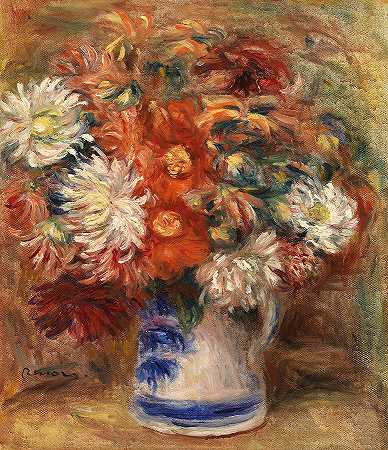 花束`Bouquet by Pierre-Auguste Renoir