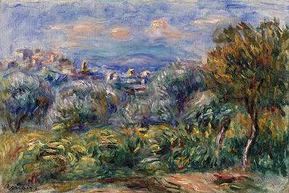 自然景观`Nature Landscape by Pierre-Auguste Renoir