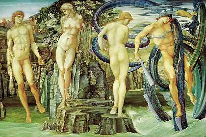珀尔修斯和安德洛墨达`Perseus and Andromeda by Edward Burne-Jones