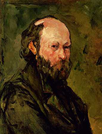 自画像`Self-Portrait by Paul Cezanne