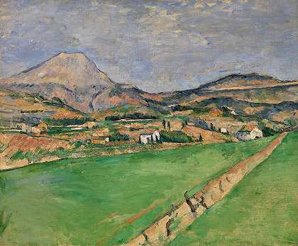 前往圣维克多山`Toward Mont Sainte-Victoire by Paul Cezanne