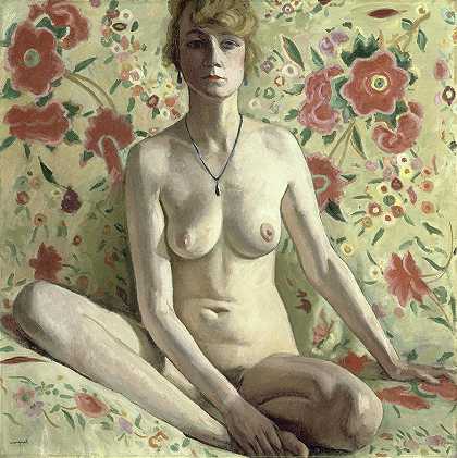 《金发女郎》，1919年`The blonde woman, 1919 by Albert Marquet