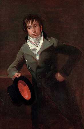 苏里达和米塞罗`Bartolome Sureda y Miserol by Francisco Goya