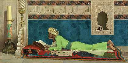 学者`The Scholar by Osman Hamdi Bey