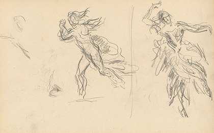 西班牙舞者`Spanish Dancers (1883~1886) by Paul Cézanne