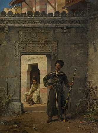 Circassian卫队`The Circassian Guards (1880) by Stanisław von Chlebowski