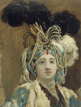 苏丹女王`Sultane reine (1748) by Joseph-Marie Vien