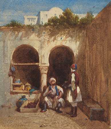 阿拉伯市场`Arab Market by Louis Tesson