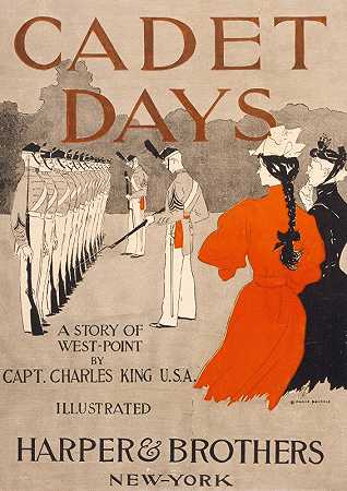 学员日，西点军校的故事`Cadet days, a story of West Point by Capt. Charles King (1894) by Capt. Charles King by Edward Penfield