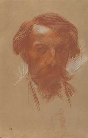 自画像`Self~Portrait (ca. 1865) by Jean-Baptiste Carpeaux