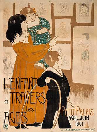 L历代儿童，小皇宫，1901年4月至6月`lenfant à travers les âges, Petit Palais, Avril~juin 1901 (1901) by Clémentine Hélène Dufau