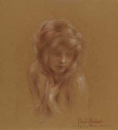少女`Young Girl by Paul Émile Chabas