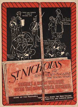 圣尼古拉斯，世纪公司s年轻人杂志`St. Nicholas, the Century Cos magazine for young folks (ca. 1890–1920)