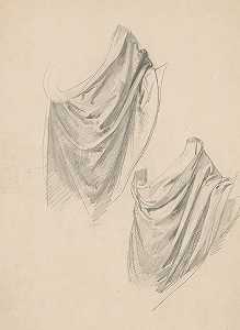 摩西研究这幅画的长袍圣母玛利亚的完美受孕`
Study of Moses robe to the painting ;Immaculate Conception of the Blessed Virgin Mary (1864)  by Józef Simmler