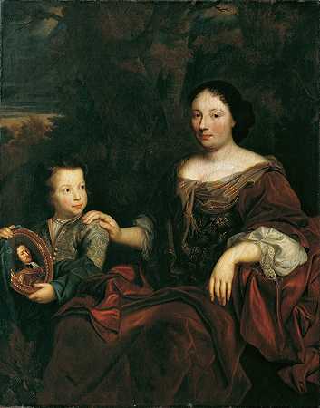 全家福`Familienbildnis (1700~1725) by Johann Kupetzky