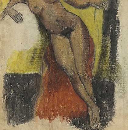 塔玛里·瓦因·朱迪思·特·帕拉里求学`Study for Aita tamari vahine Judith te parari by Paul Gauguin