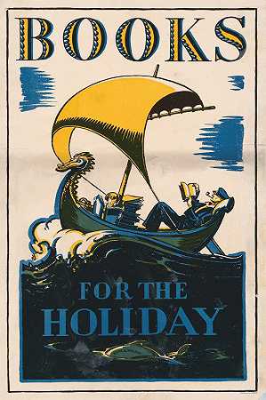 为节日准备的书`Books for the holiday (1927) by Edward Arthur Wilson