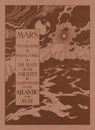 火星一号，大气层`Mars I, The atmosphere by Percival Lowell (ca. 1890–1920) by Percival Lowell by George Hawley Hallowell