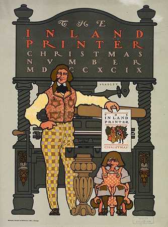 内陆打印机。圣诞节号码MDCCXCIX`The inland printer. Christmas number MDCCXCIX (1894~1896) by Will Bradley