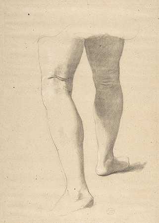 腿部研究`Study of Legs (1828–81) by Romain Cazes