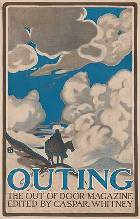 户外杂志《郊游》，·`Outing, the out of door magazine, edited by Caspar Whitney (1902) by Caspar Whitney by Edward Penfield