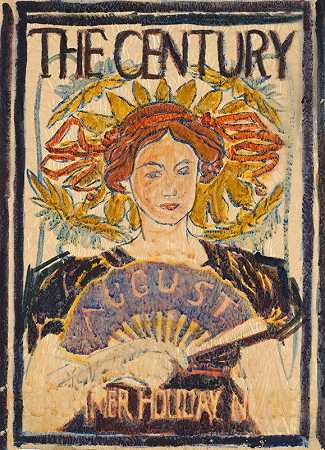 世纪，八月`The century, August (1895) by Louis Rhead